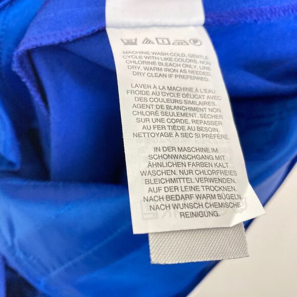 J.CREW Women's Martie Pants Size 4 Blue Cotton Blend Stretch Ankle Slim Fit - Picture 8 of 8